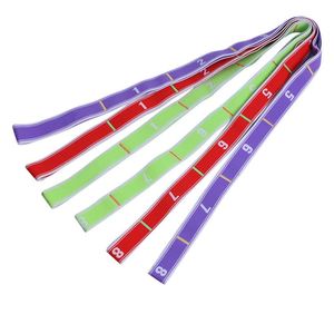 30mm Jacquard Soft Multi-segment Yoga Latin Dance 8 Grid Correct Posture Stretch Elastic Band for Gym - Product Image 2