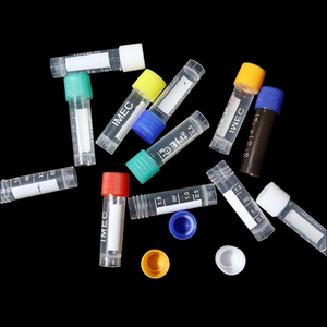 Viales Criogénicos de Alto Rendimiento de 1.5 ml, Estériles, Libres de DNase y RNase, para Almacenamiento de Muestras Celulares, Tubos Criogénicos de Grado Médico con Sello de Anillo O - Product Image 6