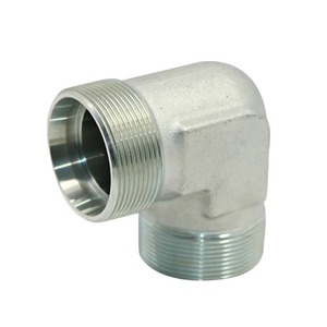 Conexión de Tubería en Codo de <span class=keywords><strong>Ángulo</strong></span> Recto Hidráulica 1C9/1D9, <span class=keywords><strong>Doble</strong></span> Cabezal, Funda de Cartucho, Férula Simple, Estándar DIN, Alta Presión, Zinc - Product Image 5