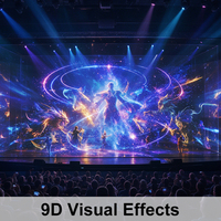 Museums-Events Zeigen Visuelle Effekte Mapping Interaktives Immersives Projektionssystem 5D 7D Holographischer Laser 3D Hologramm-Projektor