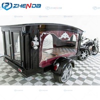 Charrette funéraire électrique de luxe personnalisée Zhenda avec structure en acier et garantie d'un an (Henan)