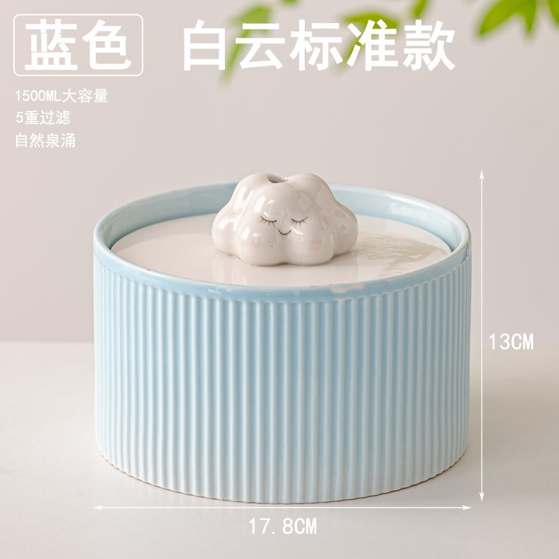 Large Blue Cloud-Style 1.5L