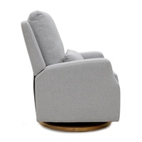 Geeksofa Furniture Chaise inclinable électrique en tissu moderne pour salon de beauté avec bascule et pivotant pour le salon