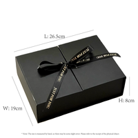 Jinbar 26x19x8cm boîtes en carton rigides recyclées personnalisées Double porte bougie papier presse sur boîte d'emballage pour ongles