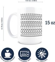 Mug à café en céramique de style américain « Fuc-k This Shit » : cadeau drôle et sarcastique pour collègues, message caché pour femmes