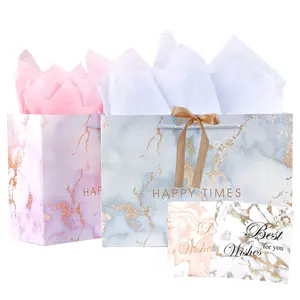 Super Quality Environmental Friendly Bridesmaid Valentines Wedding Party Present Bags Sturdy Delicate Graduation Gift Bags