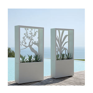 Vase à fleurs en métal personnalisé <span class=keywords><strong>jardinière</strong></span> de décoration de jardin <span class=keywords><strong>sur</strong></span> <span class=keywords><strong>pied</strong></span> intérieur et extérieur support en métal pot de fleur - Product Image 5