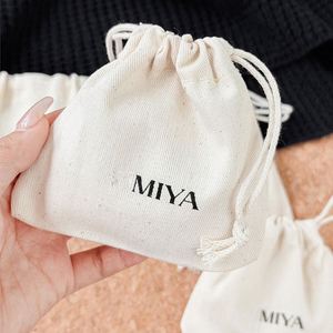 Wholesale Promotional Calico Organic Small Custom Printed Gift Canvas Muslin <b>Pouch</b> Cotton <b>Drawstring</b> Bag <b>Pouch</b> - Product Image 1