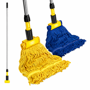 Ricambio per Mop Industriale di Grado Commerciale, Prodotto <span class=keywords><strong>in</strong></span> Cina, con Estremità ad Anello, Resistente, per Pulizia a Umido di Pavimenti <span class=keywords><strong>in</strong></span> Ristoranti, Scuole e Uffici - Product Image 1