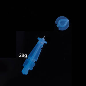 कारखाने की आपूर्ति अनुमोदित पर्यावरण के अनुकूल चिकित्सा प्लास्टिक डिस्पोजेबल स्टेनलेस स्टील रक्त लैनसेट 23 ग्राम 26 ग्राम 28 ग्राम 30 ग्राम पशु - Product Image 2