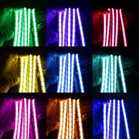 Bandes LED COB RGB de haute qualité pour l'éclairage domestique et la décoration intérieure de voiture, 12V basse tension, 5M, lumière linéaire