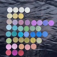Palette d'ombres à paupières duochrome pressées hautement pigmentées de marque privée végétalienne