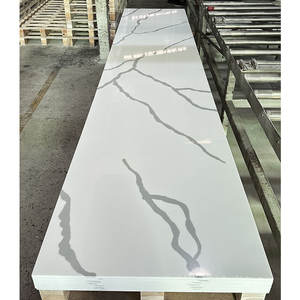 Nuevos colores, venta al por mayor, resistente a las manchas, 6-30mm, losa grande, Color de variación, hojas de mármol de superficie sólida acrílica para encimera de cocina - Product Image 1