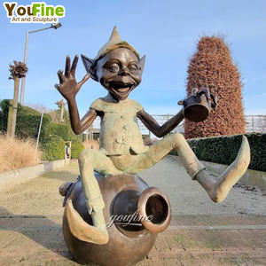 Escultura Moderna de Duendes de Bronce para Decoración de Parques al Aire Libre - Product Image 4