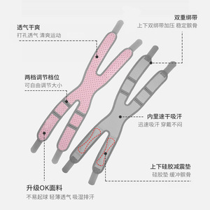Genouillère HX30 unisexe respirante à compression pour la course, le basketball et la protection sportive - Product Image 2