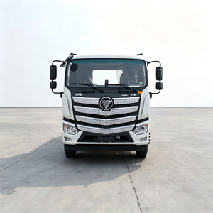 รถบรรทุกติดเครนยกขยะ 16 ตัน ยี่ห้อ Foton รุ่น Raywoo พร้อมถังเก็บขยะหลายใบ ระบบไฮดรอลิก แขนเกี่ยวแบบตะขอ รถบรรทุกขนขยะแบบปล่อยเร็ว - Product Image 5