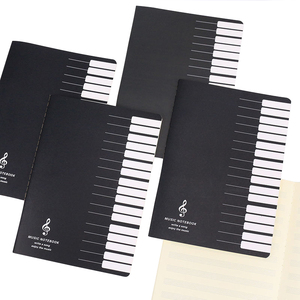 ปกคีย์บอร์ดเปียโนพร้อมโลโก้แบบกำหนดเอง สมุดโน้ตดน<span class=keywords><strong>ต</strong></span>รีสำหรับเขียนเพลงและฝึกซ้อม สมุดโน้ตแบบ 5 บรรทัด - Product Image 3
