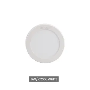 딩디안 AC85-265V 천장 실내 다이 캐스팅 LED 패널 램프 LED 쉬운 설치 차가운 흰색/따뜻한 흰색 라운드 6W /12W/18W/24W/