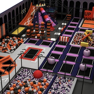 Trampoline Prix d'usine Aire de jeux intérieure Parc d'attractions pour enfants Ninja Park <span class=keywords><strong>et</strong></span> Trampoline Park <span class=keywords><strong>à</strong></span> <span class=keywords><strong>vendre</strong></span> - Product Image 3
