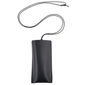 Durable Faux Leather Sunglasses Portable <b>Glasses</b> <b>Case</b> Hanging Travel Eyeglasses Holder With Lanyard - Product Image 3