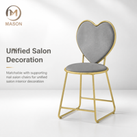 Ensemble table et chaise de manucure multifonctionnel en métal de luxe nordique à double couche, fauteuil canapé simple ou double, or spécial
