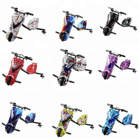 Kart à dérive électrique pour enfants Trike 3 roues Suspension complète Scooter électrique pour enfants Lithium 360 Rotation alliage plastique dérive