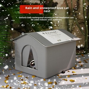 Warme waterdichte kattenverblijf, koudebestendig, grote ruimte, afgesloten tent, bijtbestendig, geschikt voor alle seizoenen, buitenkattenhuis - Product Image 2