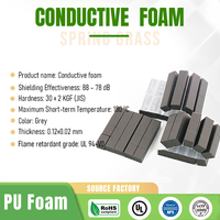 Feuille et joint de mousse de polyuréthane en mousse de blindage EMI Amortissement sonore haute densité pour claviers mécaniques