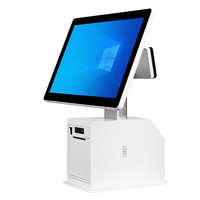 Çift Ekranlı Windows POS Terminali, Dahili Termal Fiş Yazıcılı Dokunmatik Ekranlı POS Sistemi, Perakende Mağazaları için