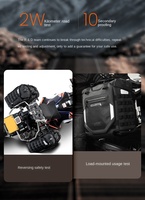 Sacoche latérale de moto en aluminium 23L/30L grande capacité étanche gonflable anti-chute antivol avec verrouillage à ouverture rapide 1