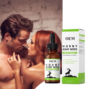 OEM Marca Privada Horny Goat Weed Líquido Oral Gotas de Epimedium en Botella Certificado Halal/Kosher Tamaños de 30/60/120ml para Hombres - Product Image 3
