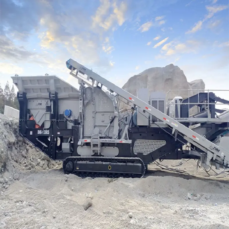 Quartz sand quarry stone crusher machine Complete set mining rock stone crusher plant