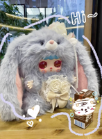Vente en gros authentique KEBIDOU Boîte mystère de peluches mignonnes et grandes à thème animaux (NaiFu Bunny Sauce) 600% V1 V2 Body