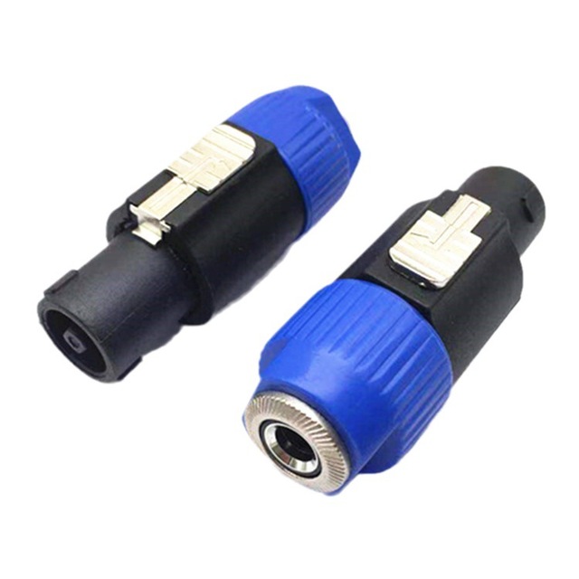 NL4FC 1/4 Inch TS Female Converter Twist Lock Speaker Amplifier Mixer Speakon Male Mono 6.35mm Adapter Connectors Product