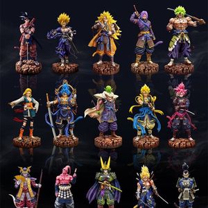 Figuras de acción de PVC de CHXU para GK Samurai Goku, Son Gohan, Broly, Vegeta, Jiter Buu, Frieza y <span class=keywords><strong>Cell</strong></span>, figuras de pie de <span class=keywords><strong>Dragon</strong></span> <span class=keywords><strong>Ball</strong></span> Z - Product Image 2