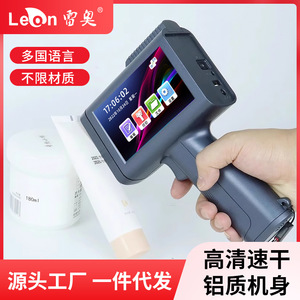 Imprimante jet d'encre portable Leo, distance d'impression 2-5 mm, codage pour sacs d'emballage, étiquettes, multilingue - Product Image 4