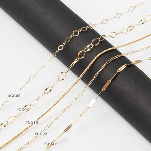 เครื่องประดับแฟชั่นทองญี่ปุ่นสร้อยคอโซ่แบบออกแบบขายส่ง - Product Image 1