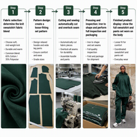 Ensemble de survêtement 2 pièces personnalisé haut de gamme pour femme, comprenant une tunique zippée à capuche à manches longues et un pantalon, idéal pour l'entraînement – Collection 2026