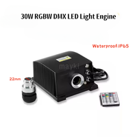 30W 60W Moteur d'éclairage à fibre optique LED RGBW étanche IP65 Illuminateur à fibre DMX pour piscine et sauna