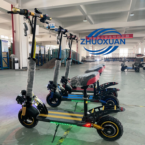 Moto sportive tout-terrain de 11 pouces avec lumières LED colorées, vitesse élevée de 61 à 80 km/h, 72V 501-1000W, pour les trajets quotidiens des adultes - Product Image 4