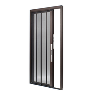 Porte moustiquaire rétractable pliable robuste et moderne avec maille ignifuge pour la sécurité et la protection contre les insectes, garantie 5 ans