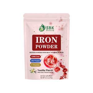 Poudre de fer la plus vendue avec augmentation totale des glucides, ferritine et hémoglobine – Utilisation quotidienne pour augmenter l'hémoglobine et la ferritine - Product Image 1