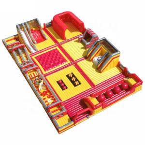 <span class=keywords><strong>Parc</strong></span> à thème gonflable géant extérieur d'enfants et d'adultes de 1500sqm avec des parcours d'obstacles de bruit à l'intérieur d'usine gonflable de <span class=keywords><strong>la</strong></span> Chine - Product Image 1