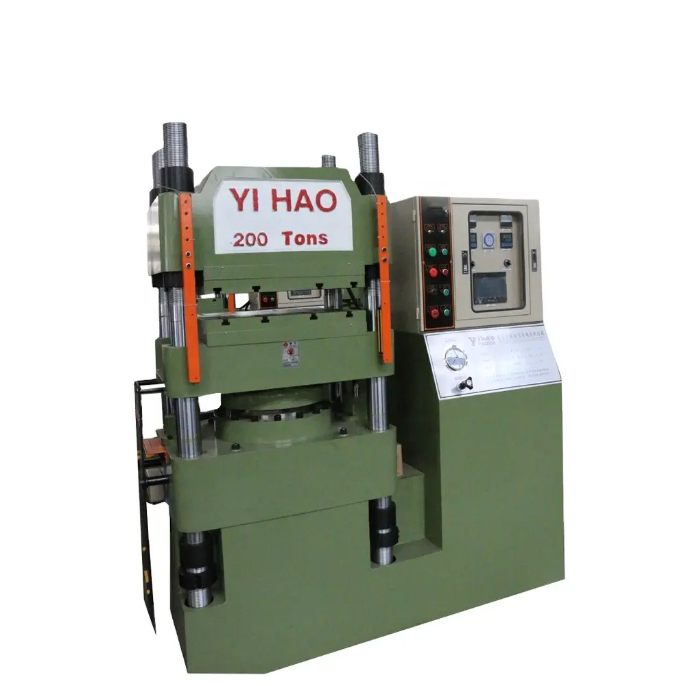 YIHAO200トン油圧ヒートプレスメラミンディナーセット食器製造成形機
