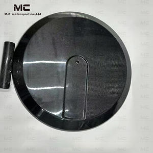 Pour Benz classe G W463 G63 G65 AMG couverture de <span class=keywords><strong>pneu</strong></span> de roue de secours en Fiber de carbone sèche couverture de <span class=keywords><strong>pneu</strong></span> de rechange couverture de <span class=keywords><strong>pneu</strong></span> de roue de secours en Fiber de carbone - Product Image 3