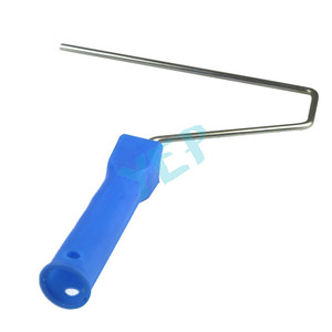Yep 9" DIY OEM Spazzola a Rullo con Filo in Acciaio, Manico in Plastica Blu, Asta Cromata e Telaio in Acciaio Inossidabile <span class=keywords><strong>per</strong></span> <span class=keywords><strong>Pittura</strong></span> Murale - Product Image 1