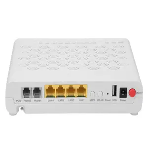 ZTE-decodificador de señal de fibra óptica para TV, decodificador de señal de TV de alta resistencia, con 3fe, 1 macetas y WIFI, modelo zte zxhn f660 v6.0 gpon