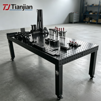 Table de soudage 3D de micro-précision D16, plateforme modulaire en acier à grille 50x50mm pour la fabrication et l'assemblage de petits composants