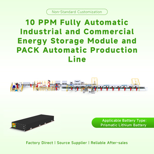 Ligne d'assemblage automatique de modules de batteries lithium-ion 10PPM |   Solution de stockage d'énergie industrielle et commerciale - Product Image 3