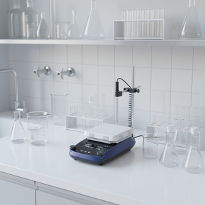 Agitateur magnétique puissant de laboratoire 550c 20L avec contrôle numérique LCD 7 pouces et minuterie pour agitation de liquides visqueux - Product Image 4